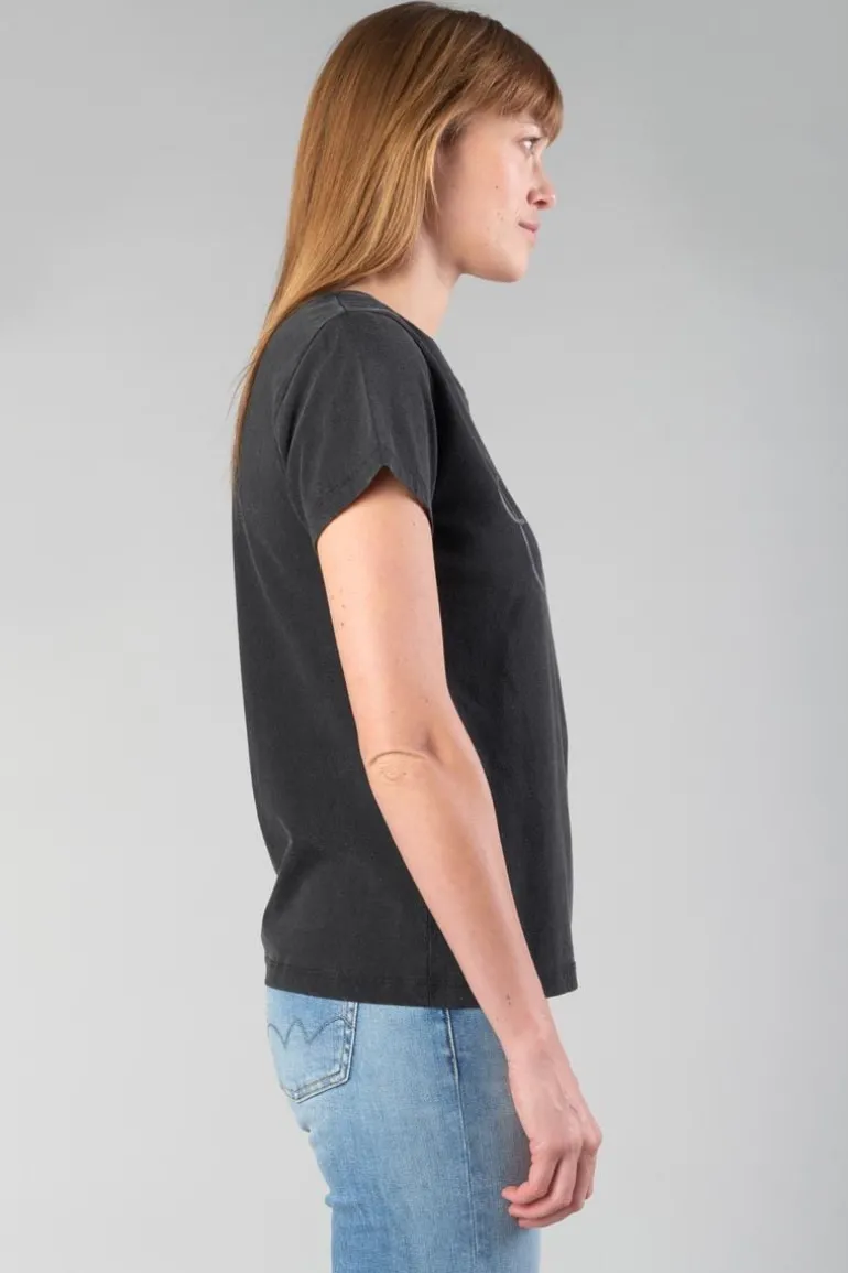 Le Temps des Cerises T-Shirt Tonito Noir Imprime-Femme T-Shirts & Débardeurs