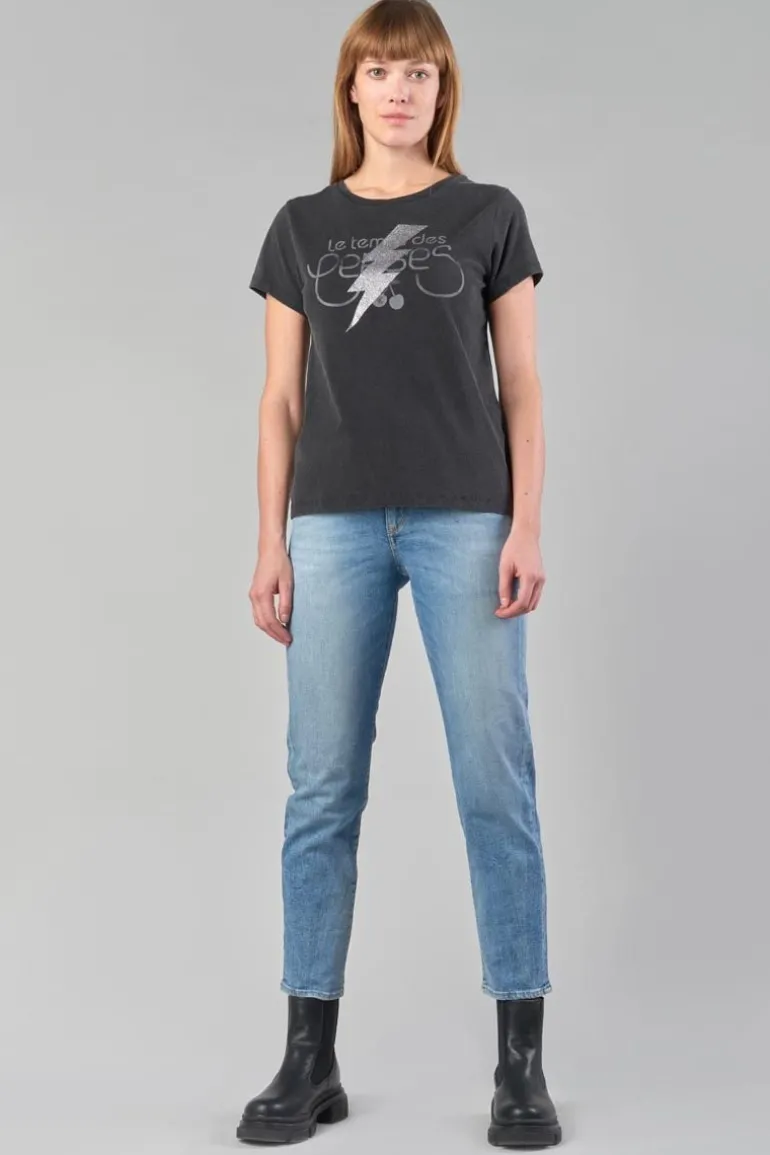 Le Temps des Cerises T-Shirt Tonito Noir Imprime-Femme T-Shirts & Débardeurs