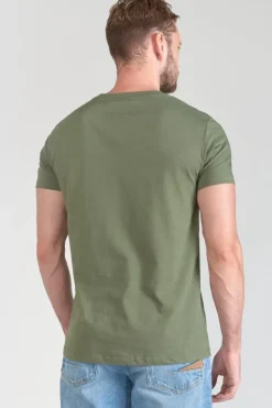 Le Temps des Cerises T-Shirt Veigar Kaki Imprime-Homme T-Shirts & Polos