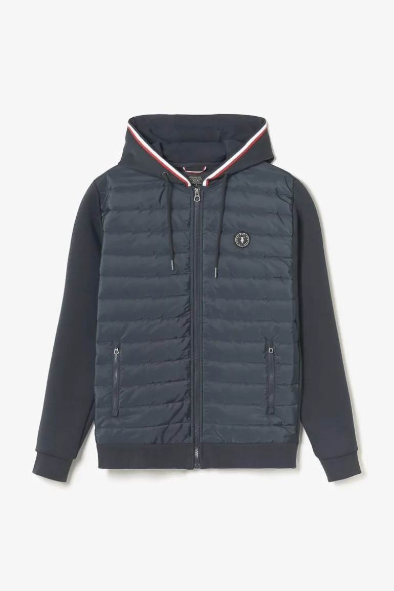 Le Temps des Cerises Veste Bi-Matiere Thol Bleu Marine-Homme Vestes & Manteaux