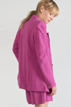 Le Temps des Cerises Veste Blazer Bek Violine-Femme Vestes & Blousons