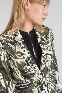 Le Temps des Cerises Veste Blazer Salome A Motif Jungle-Femme Vestes & Blousons