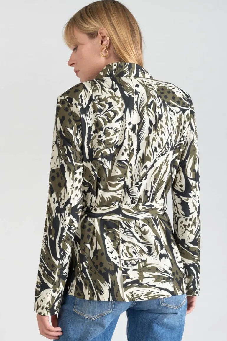 Le Temps des Cerises Veste Blazer Salome A Motif Jungle-Femme Vestes & Blousons
