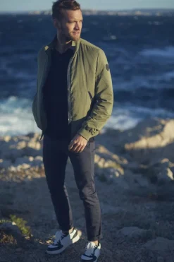 Le Temps des Cerises Veste Domb Kaki-Homme Vestes & Manteaux