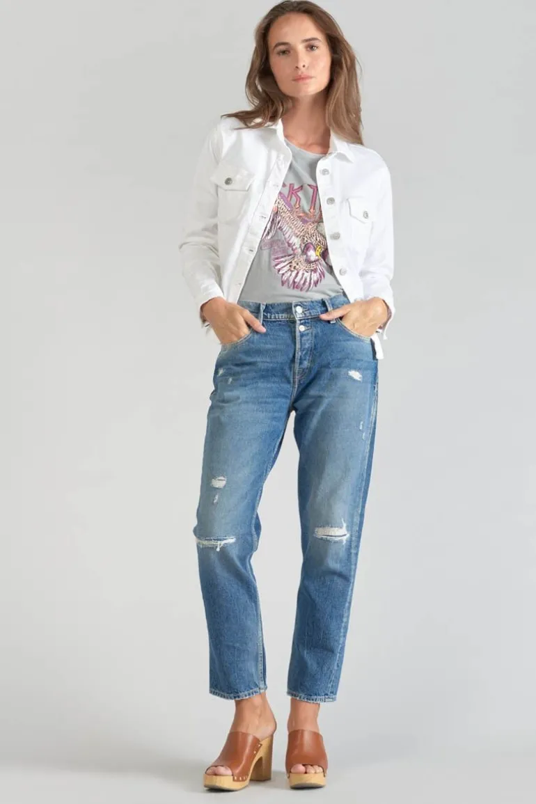 Le Temps des Cerises Veste En Jeans Lilly Blanche-Femme Chemises Et Vestes