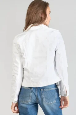 Le Temps des Cerises Veste En Jeans Lilly Blanche-Femme Chemises Et Vestes