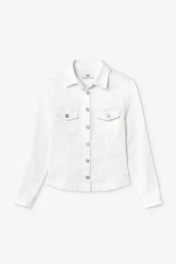Le Temps des Cerises Veste En Jeans Lilly Blanche-Femme Chemises Et Vestes