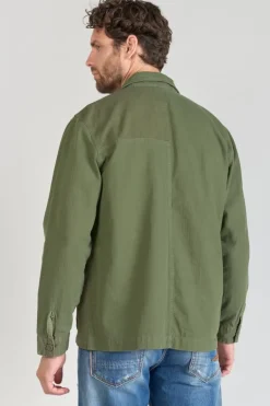 Le Temps des Cerises Veste Morgiou Kaki Vert-Homme Vestes & Manteaux