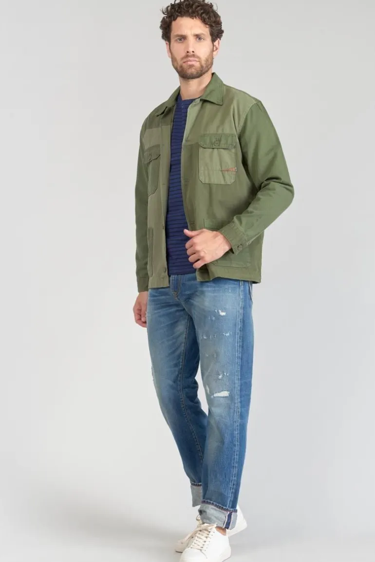 Le Temps des Cerises Veste Morgiou Kaki Vert-Homme Vestes & Manteaux