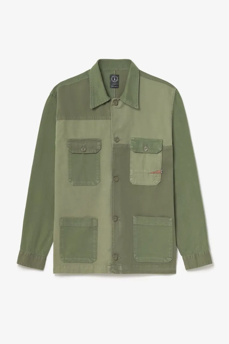 Le Temps des Cerises Veste Morgiou Kaki Vert-Homme Vestes & Manteaux