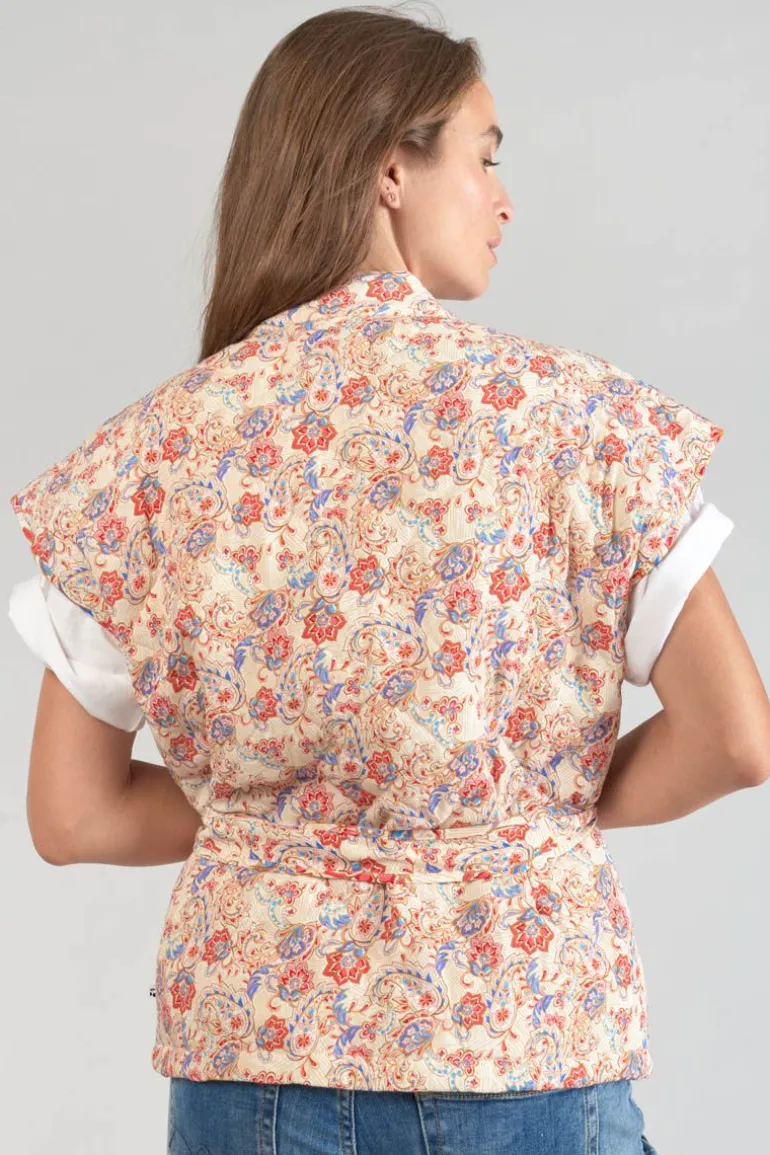 Le Temps des Cerises Veste Sans Manches Kerman A Motif Cachemire-Femme Vestes & Blousons