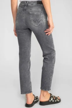 Le Temps des Cerises Vex Pulp Regular Taille Haute 7/8Eme Jeans Gris N°2-Femme Coupe Regular