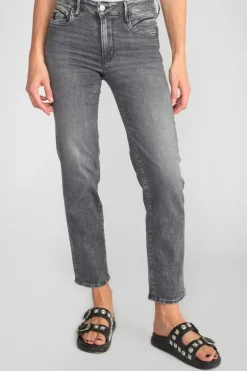 Le Temps des Cerises Vex Pulp Regular Taille Haute 7/8Eme Jeans Gris N°2-Femme Coupe Regular